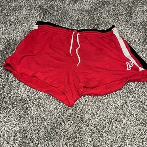PINK Victoria's Secret Red Athletic Shorts